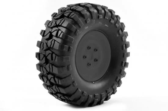 FTX Outback Pre-Mounted Steel Lug/Tyre (2) - Black — image 4 of 4