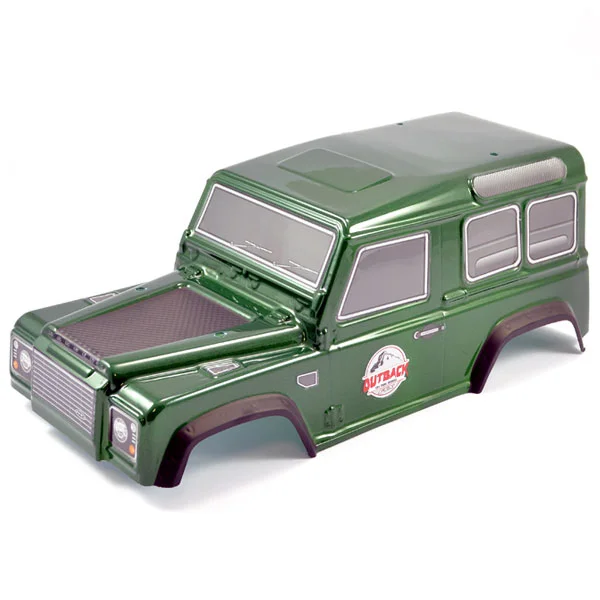 FTX Outback Ranger 2.0 (Land Rover Defender Style) Pre Painted Green Bodyshell - 250mm WB