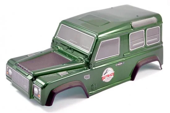 FTX Outback Ranger 2.0 (Land Rover Defender Style) Pre Painted Green Bodyshell - 250mm WB — image 1 of 2