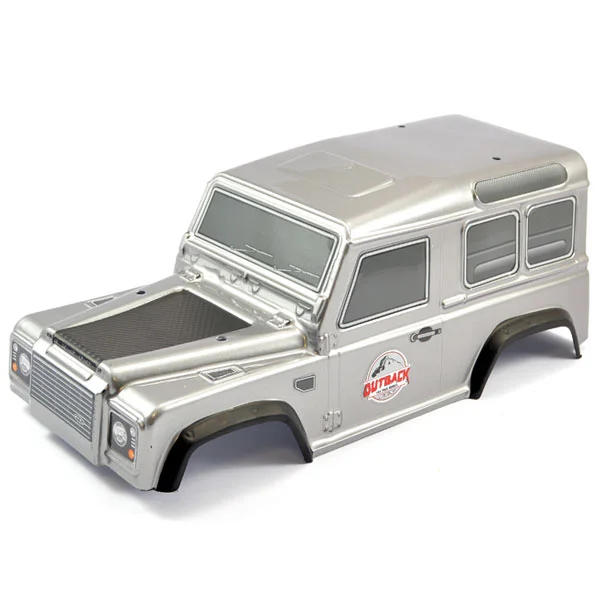 FTX Outback Ranger 2.0 (Land Rover Defender Style) Pre Painted Grey Bodyshell - 250mm WB