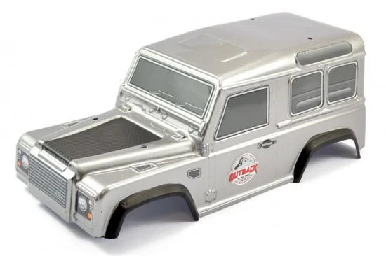 FTX Outback Ranger 2.0 (Land Rover Defender Style) Pre Painted Grey Bodyshell - 250mm WB — image 1 of 2