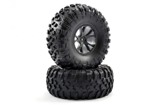 FTX Outlaw Pre-Mounted Wheels + Tyres - Black — image 2 of 4