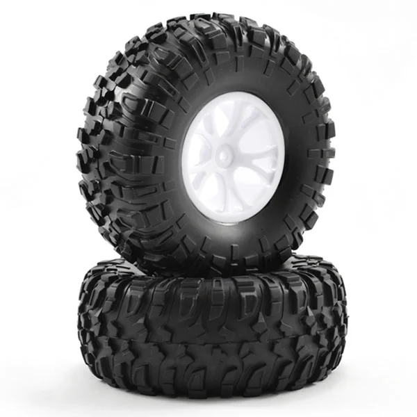 FTX Outlaw Pre-Mounted Wheels + Tyres - White — image 1 of 3