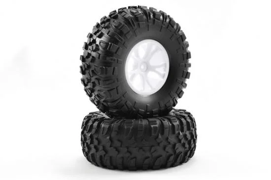 FTX Outlaw Pre-Mounted Wheels + Tyres - White — image 2 of 3