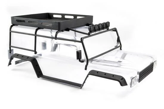 FTX Kanyon Clear Body W/Roll Cage - Spotlights + Tray — image 2 of 3