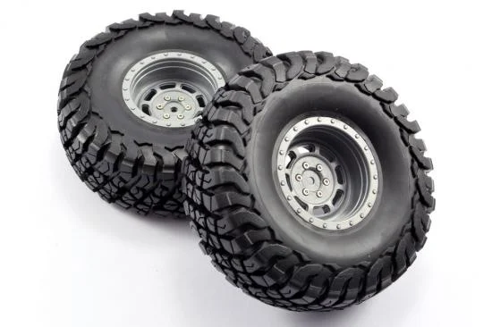 FTX Mauler 2.2 All Terrain Tyres Pre-Glued On Grey Wheels — image 4 of 4
