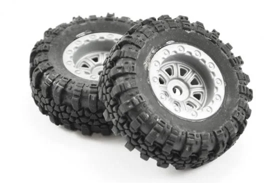 FTX Outback Mini Swamper Tire + Wheel Set - Grey (4Pc) — image 1 of 4