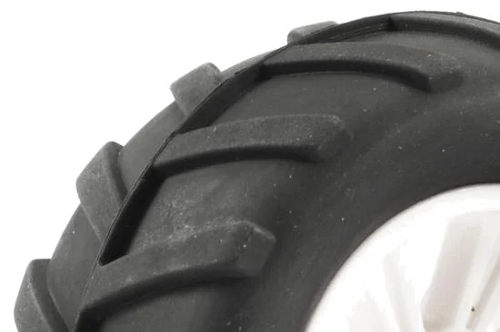 FTX Comet Monster Rear Mounted Tyre + Wheel White &mdash; image 2 of 3