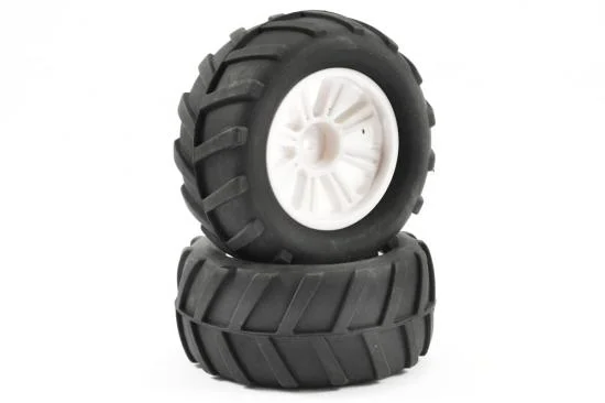 FTX Comet Monster Rear Mounted Tyre + Wheel White &mdash; image 3 of 3