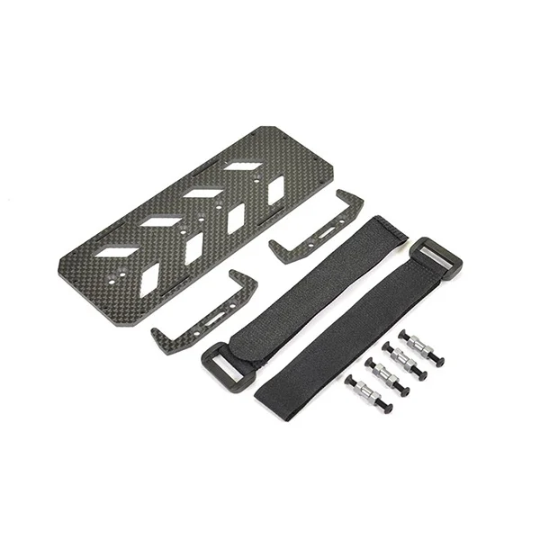 FTX Fury X Carbon Fibre Battery Tray + Velcro Straps