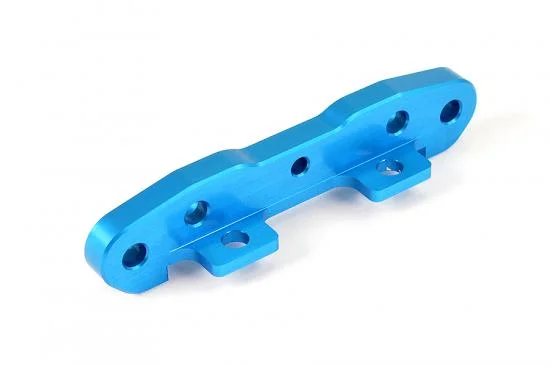 FTX DR8 Rear Aluminium Lower CNC Suspension Mount - Blue — image 2 of 2