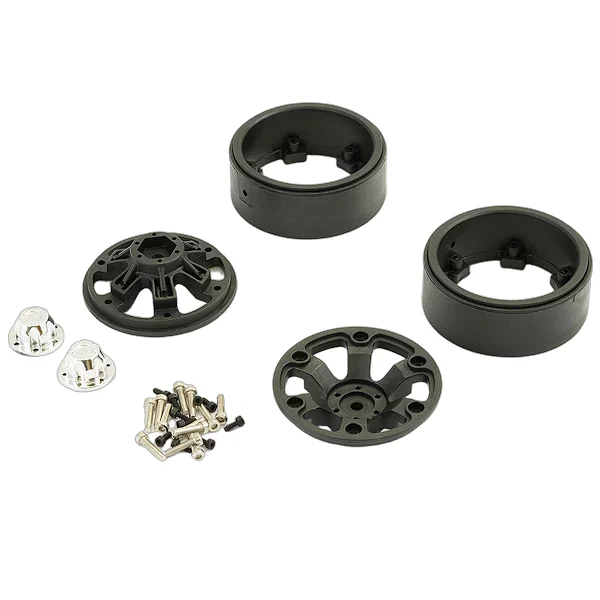 FTX Texan 1:10 6-Spoke Black Beadlock Wheel (2) — image 1 of 2