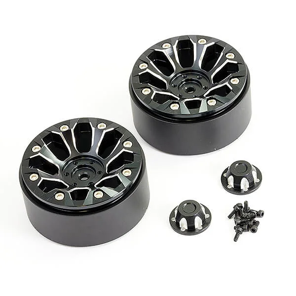 FTX Texan 1:10 Aluminium Beadlock 8-Spoke Wheels (2)