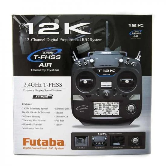 Futaba 12K with R3008SB Receiver (Mode 2) — image 9 of 10