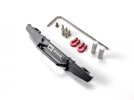 Fr Bumper Set Black Aluminium SCX24 — image 2 of 6