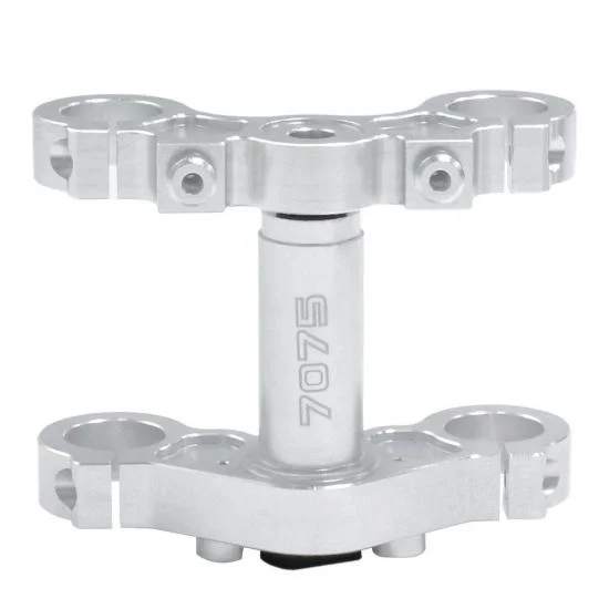Aluminium Triple Clamp Set - Promoto - Silver — image 1 of 8