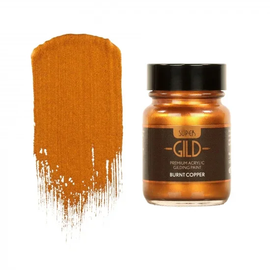 Guild Lane Super GILD Acrylic Gilding Enamel Paint, Burnt Copper (30ml) — image 2 of 18
