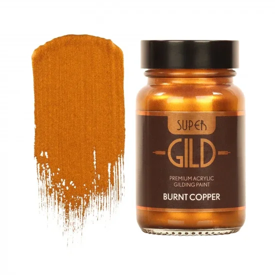 Guild Lane Super GILD Acrylic Gilding Enamel Paint, Burnt Copper (60ml) — image 2 of 18