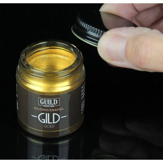 Guild Materials GILD Gilding Enamel Paint, Gold (30ml Jar) — image 16 of 19