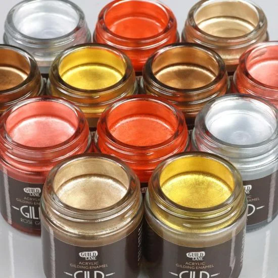Guild Lane GILD Acrylic Gilding Enamel Paint, Gold (250ml Tin) — image 10 of 21