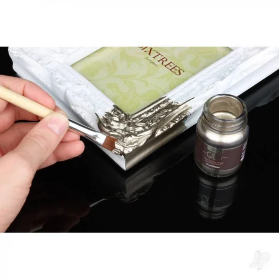 Guild Lane Super GILD Acrylic Gilding Enamel Paint, Platinum (60ml) — image 7 of 18