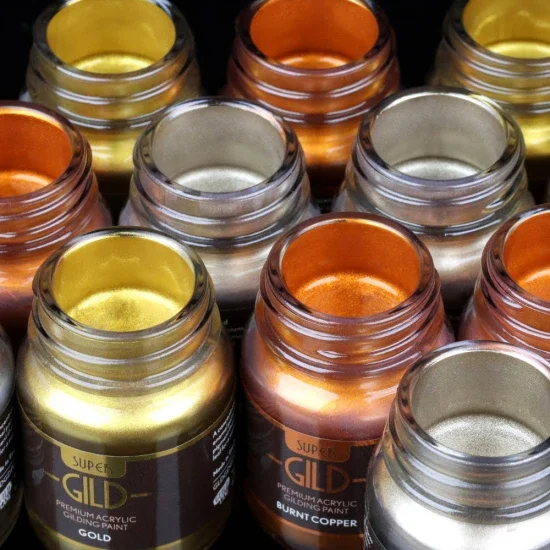 Guild Lane Super GILD Acrylic Gilding Enamel Paint, Platinum (125ml) — image 8 of 18