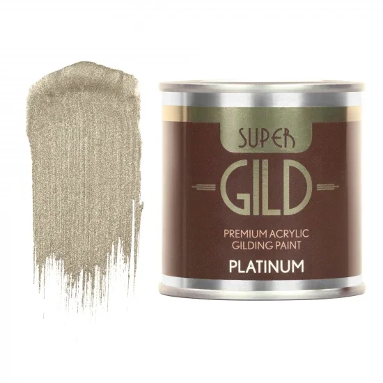Guild Lane Super GILD Acrylic Gilding Enamel Paint, Platinum (125ml) — image 2 of 18