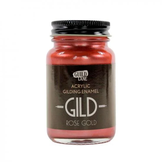 Guild Lane GILD Acrylic Gilding Enamel Paint, Rose Gold (60ml Jar) — image 2 of 12
