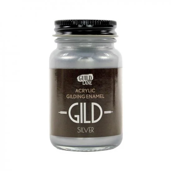 Guild Lane GILD Acrylic Gilding Enamel Paint, Silver (60ml Jar) — image 2 of 13