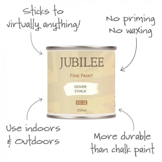 Guild Lane Jubilee Maker Paint (CC-22), Dover Chalk (250ml) &mdash; image 13 of 15