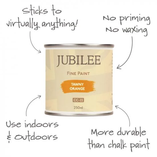 Guild Lane Jubilee Maker Paint (CC-22), Tawny Orange (250ml) — image 11 of 13
