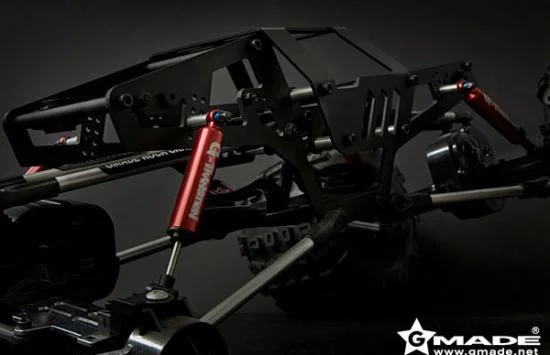 GMade G-Transition Shock Black 90mm (4) For 1:10 Crawler &mdash; image 2 of 5