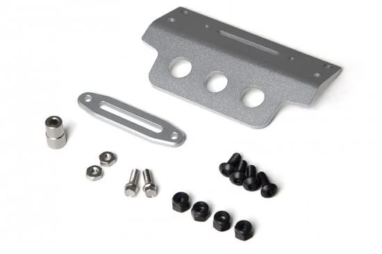 GMade Aluminium Skid Plate Silver For Gs01 Front Bumper &mdash; image 3 of 3