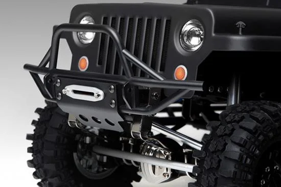 GMade Aluminium Skid Plate Black For Gs01 Front Bumper &mdash; image 2 of 3