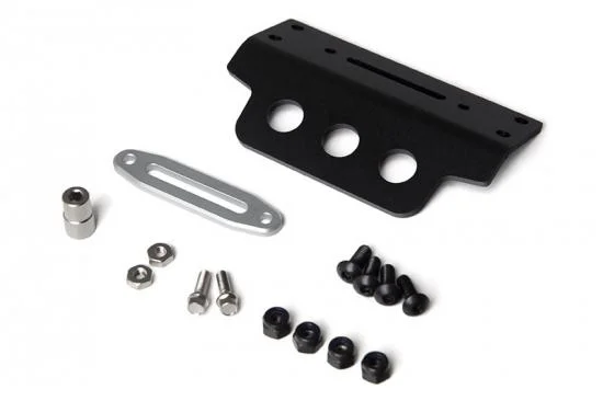 GMade Aluminium Skid Plate Black For Gs01 Front Bumper &mdash; image 3 of 3