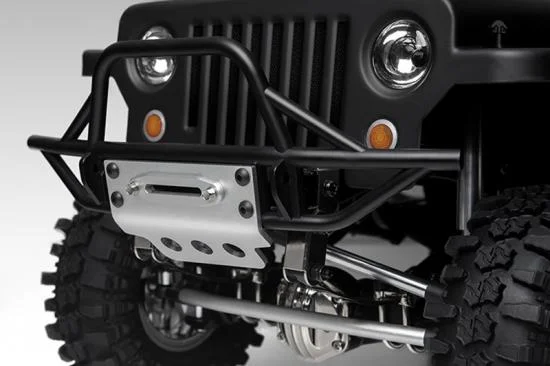 GMade Aluminium Skid Plate Silver For Gs01 Front Bumper &mdash; image 2 of 3