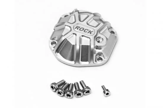 GMade 3D Machined Differential Cover (Silver) Gs01 Axle &mdash; image 2 of 4