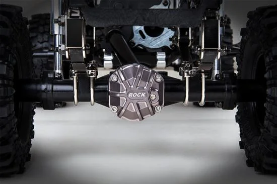 GMade 3D Machined Differential Cover (Ti. Grey) Gs01 Axle &mdash; image 4 of 4