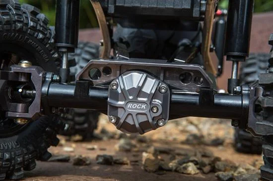 GMade Gs01 Front Axle Truss Upper Link Mount (Silver) — image 3 of 4
