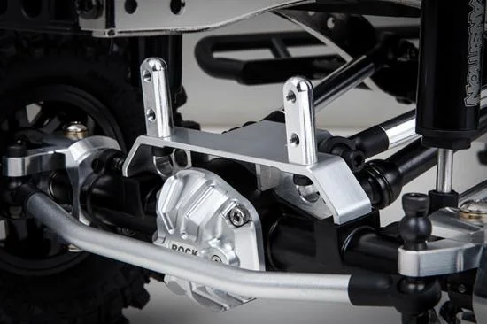GMade Gs01 Front Axle Truss Upper Link Mount (Silver) — image 4 of 4