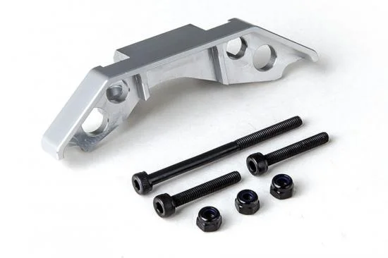 GMade Gs01 Rear Axle Truss Upper Link Mount (Silver) &mdash; image 2 of 4