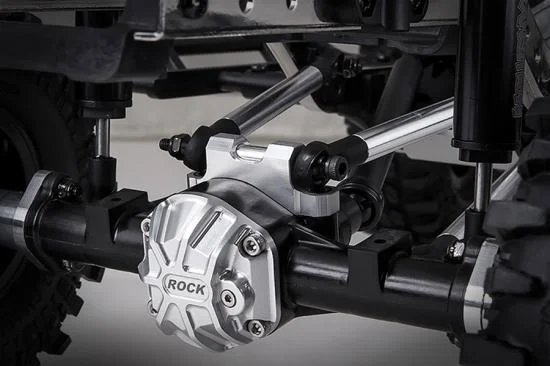 GMade Rear Upper Link Mount (Silver) For Gs01 Axle &mdash; image 3 of 3