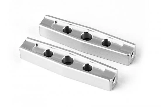 GMade Gs01 Machined M3 44mm Upper Link (Silver) (2) &mdash; image 3 of 3
