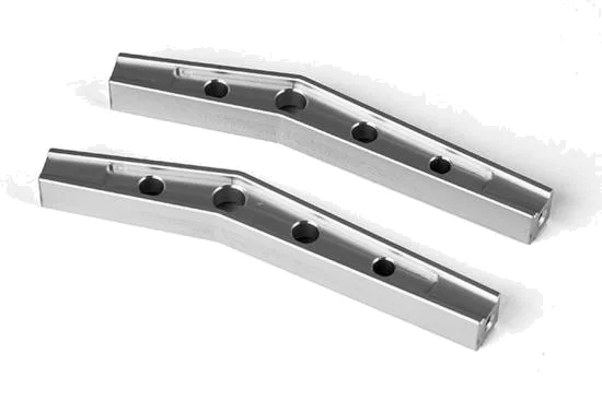 GMade Gs01 Machined M3 78mm Bent Lower Link (Silver) (2) &mdash; image 2 of 4