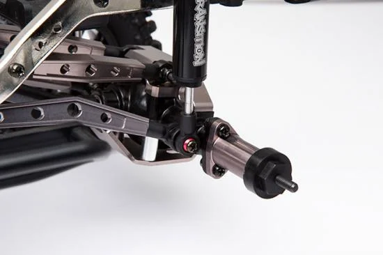 GMade Aluminium Straight Axle Adapter (Ti. Grey) Gs01 Axle &mdash; image 3 of 3