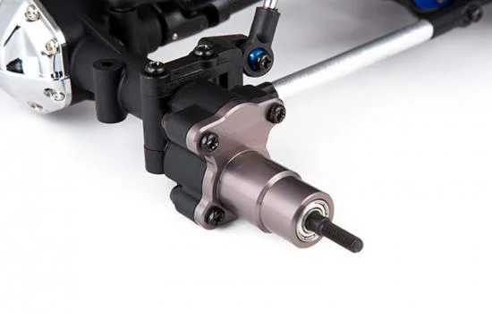 GMade Aluminium Straight Axle (2) Adaptor Titanium Gray R1 Axle &mdash; image 3 of 3