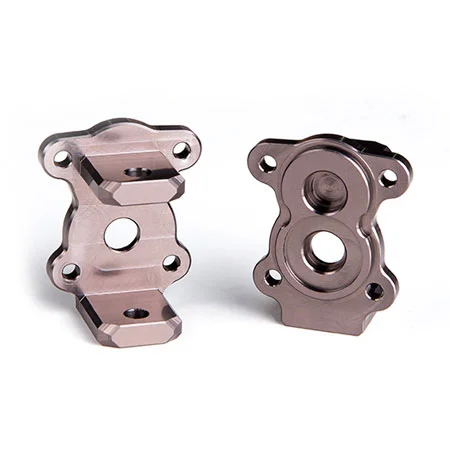 GMade Aluminium C-Hub Carrier (2) Titanium Gray R1 Axle