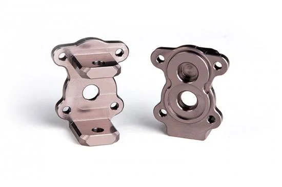 GMade Aluminium C-Hub Carrier (2) Titanium Gray R1 Axle — image 2 of 3