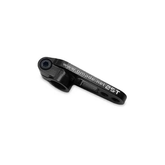 GMade Aluminium Clamping Servo Arm (Black) (25T) — image 3 of 4