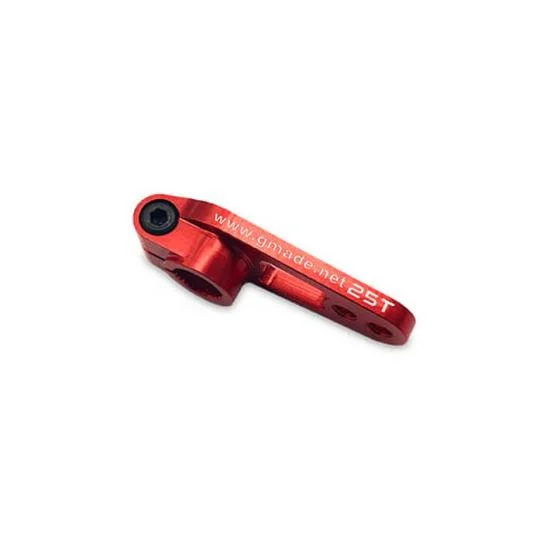 GMade Aluminium Clamping Servo Arm (Red) (25T) — image 3 of 4